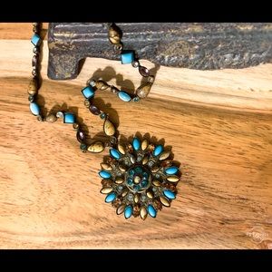 Sorrelli medallion pendant necklace